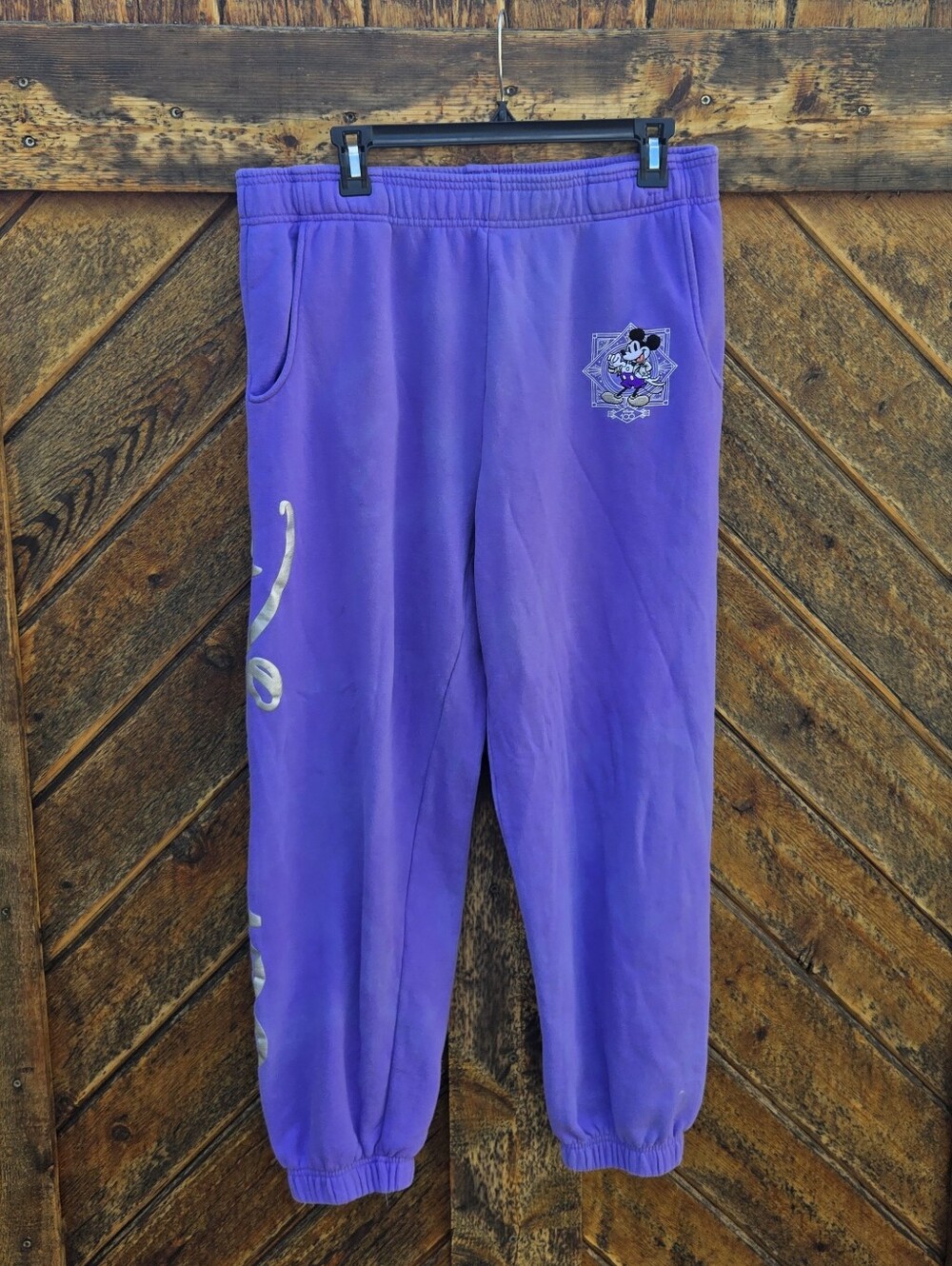 Disney Parks 100th Anniversary 100 Yeras Of Wonder Purple Sweatpants